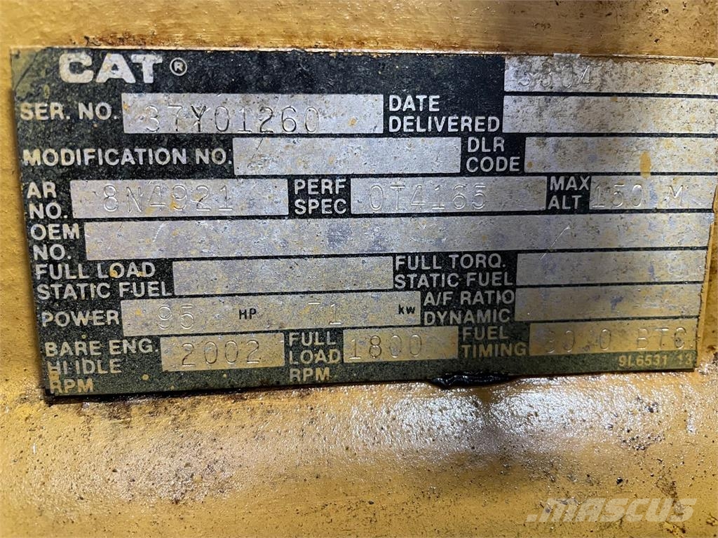 CAT 3304 gasmotor uden turbo Motoren