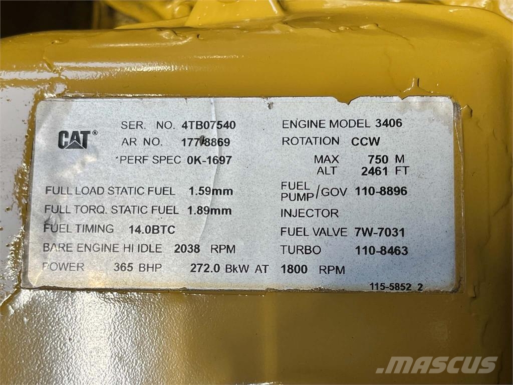 CAT 3406 motor Motori