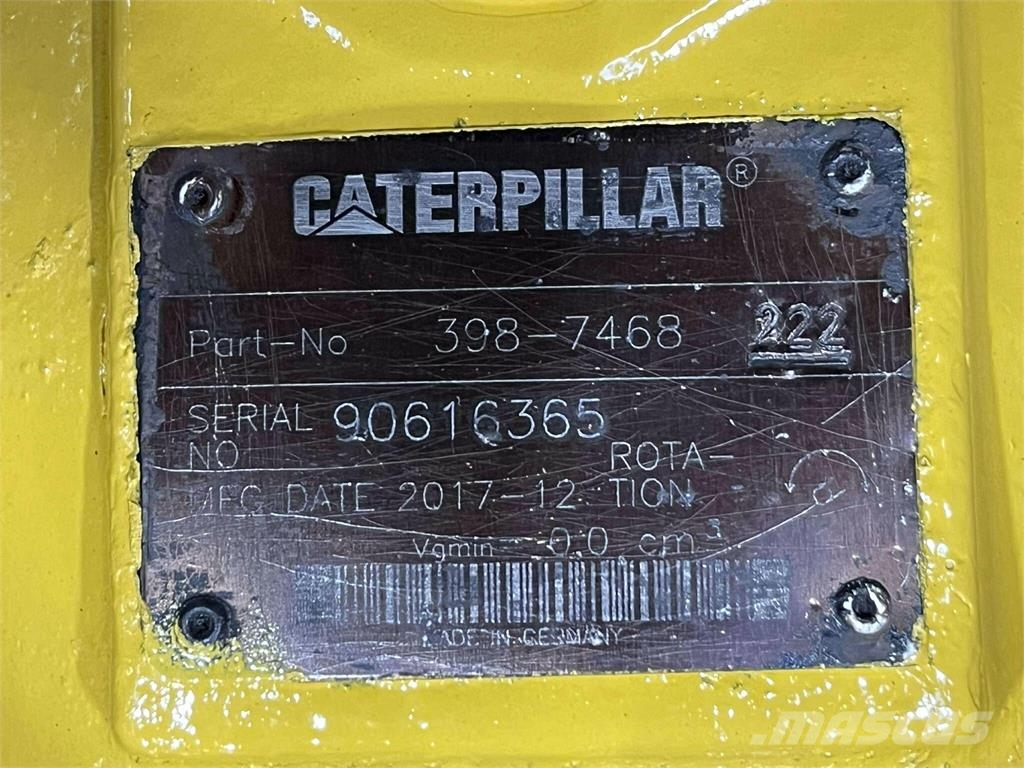 CAT 908M Hydr. Fremdrivningsmotor 398-7468 Hydraulik