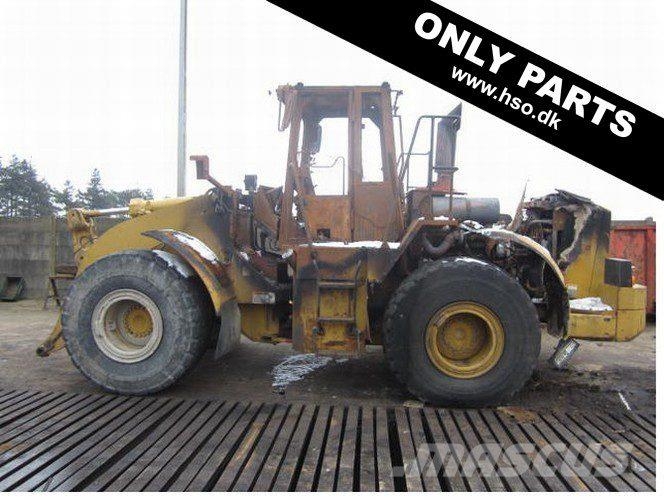 CAT 962GII til ophug, brandskadet Wielladers