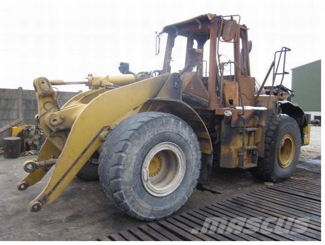 CAT 962GII til ophug, brandskadet Wielladers