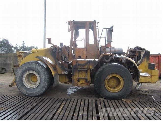 CAT 962GII til ophug, brandskadet Wielladers