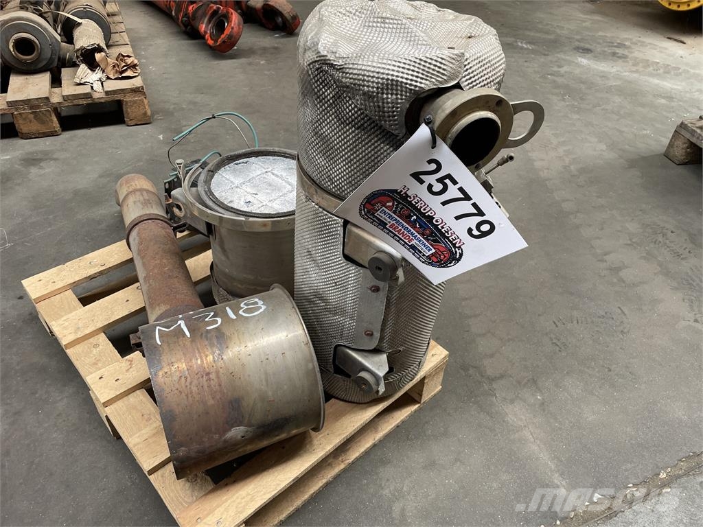 CAT M318 udstødningskatalysator m/styreboks Motores