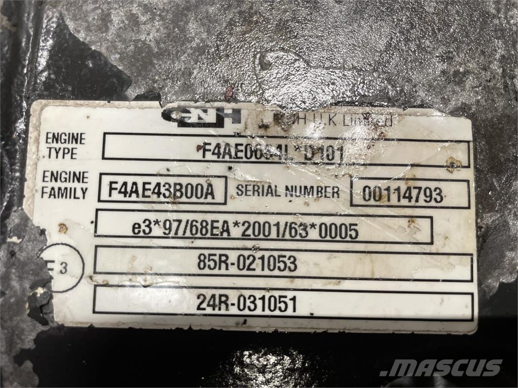 CNH motor F4AE0634L ex. NH E265 发动机
