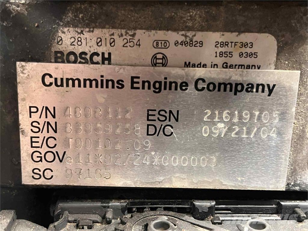 Cummins ISBE220 30 5.9L Paccar motor 发动机