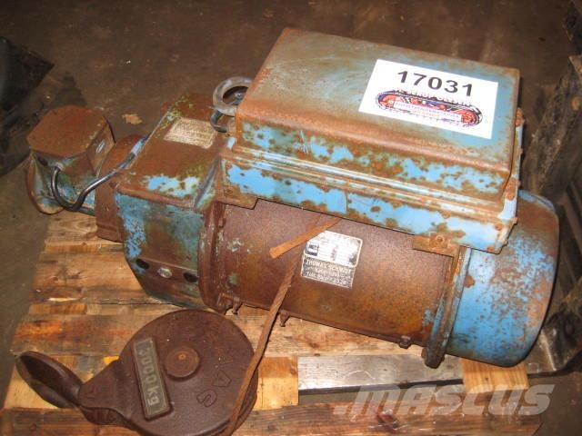 Demag spil 3 ton Łodzie, pontony i barki budowlane
