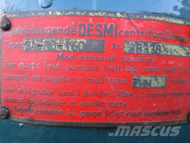 Desmi vandpumpe Type SA-80-160 水泵浦