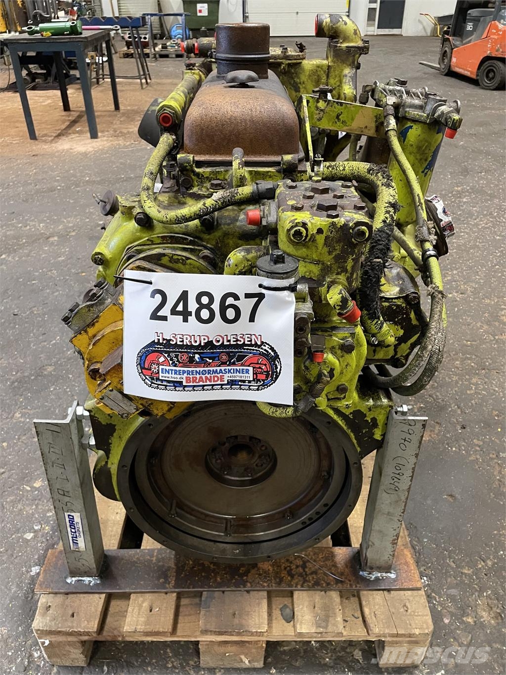 Detroit 4-71 motor, model 10435000 ex. Terex 7241 - kun ti 发动机