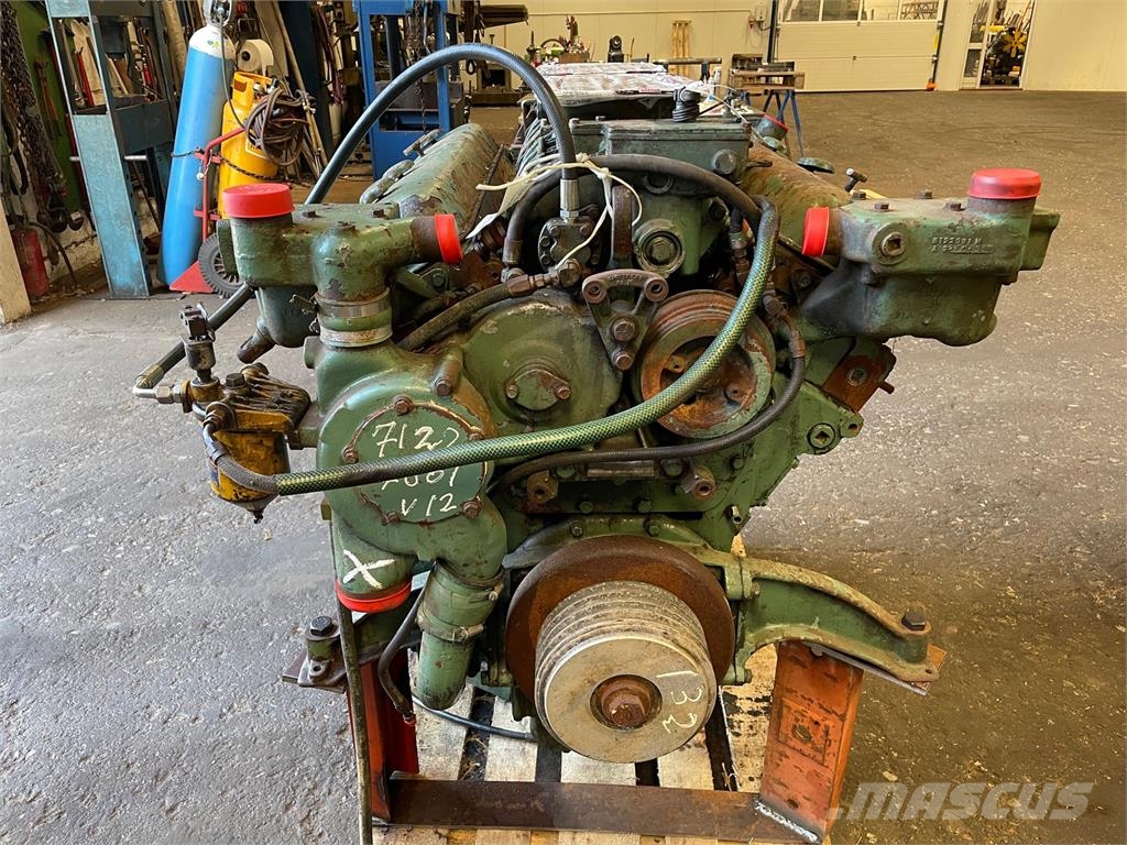 Detroit V12 71 motor - kun til reservedele Motores