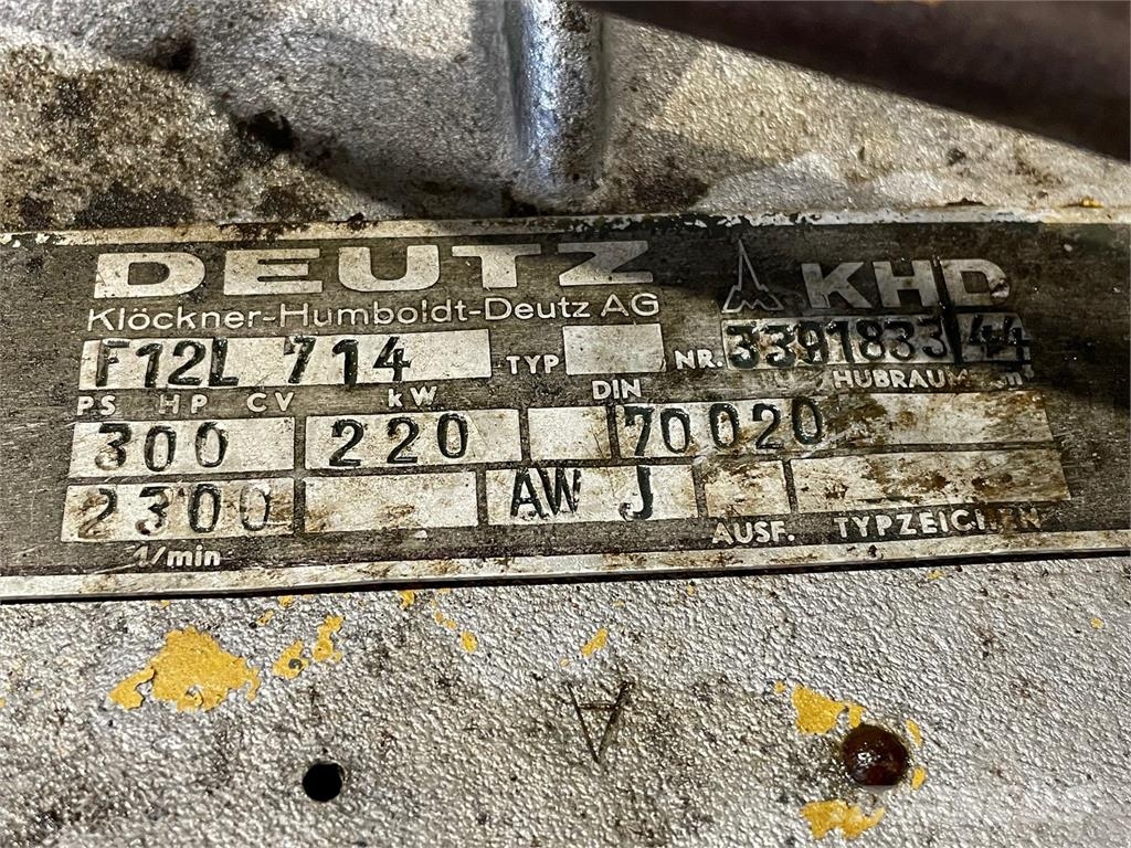 Deutz F12L 714 motor محركات