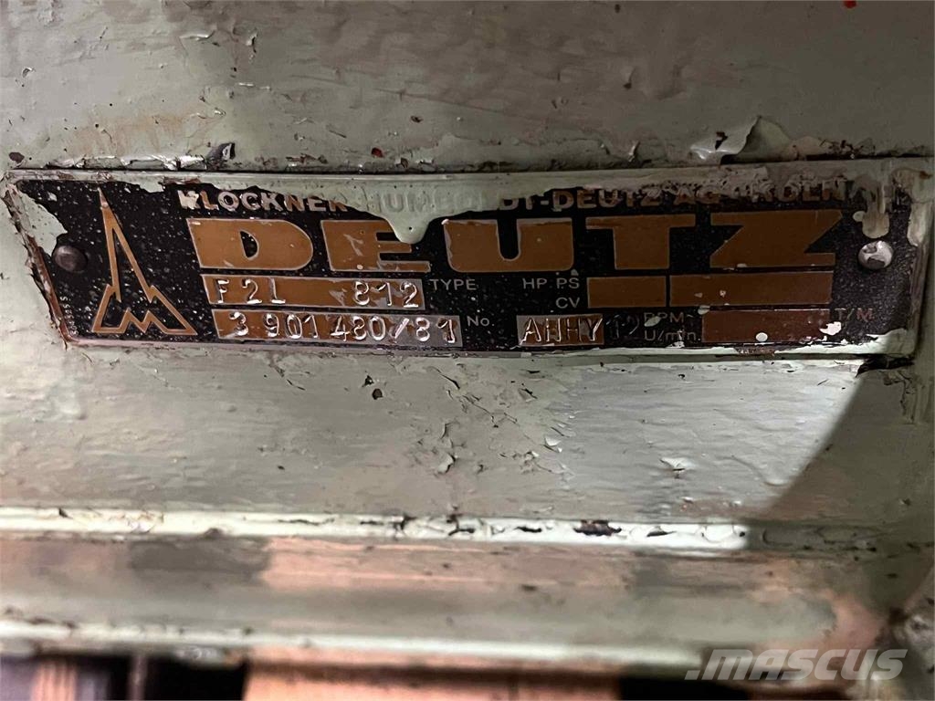 Deutz F2L 812 motor - KUN TIL DELE محركات