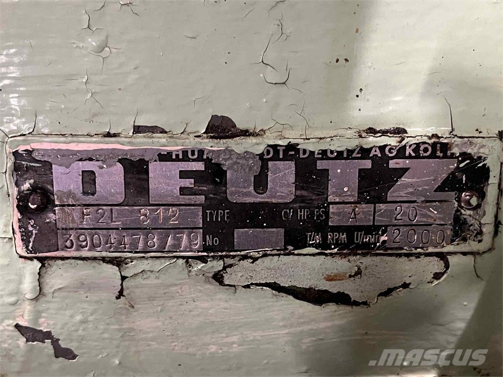 Deutz F2L 812 motor - KUN TIL DELE محركات