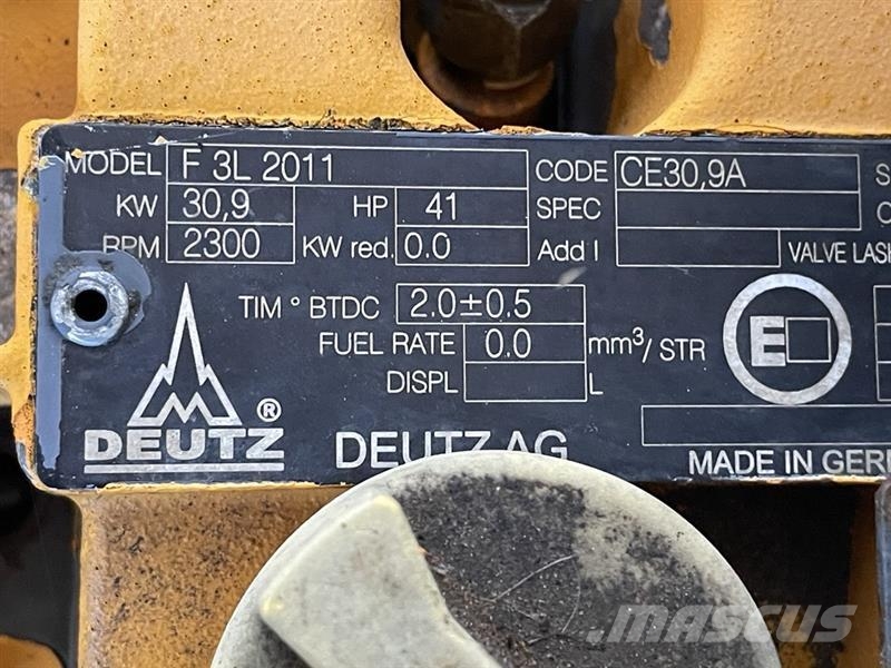 Deutz F3L 2011 powerpack m/Sauer Danfoss hydr. pumpe Geradores a diesel