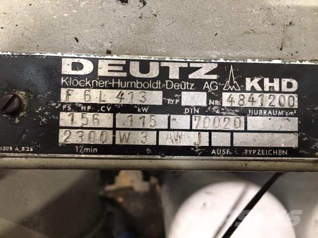 Deutz F6L 413 motor Motores