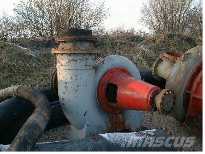 Dredger pumpe Ruhr 800.500/620 - 20 tommer - brugt Waterpompen