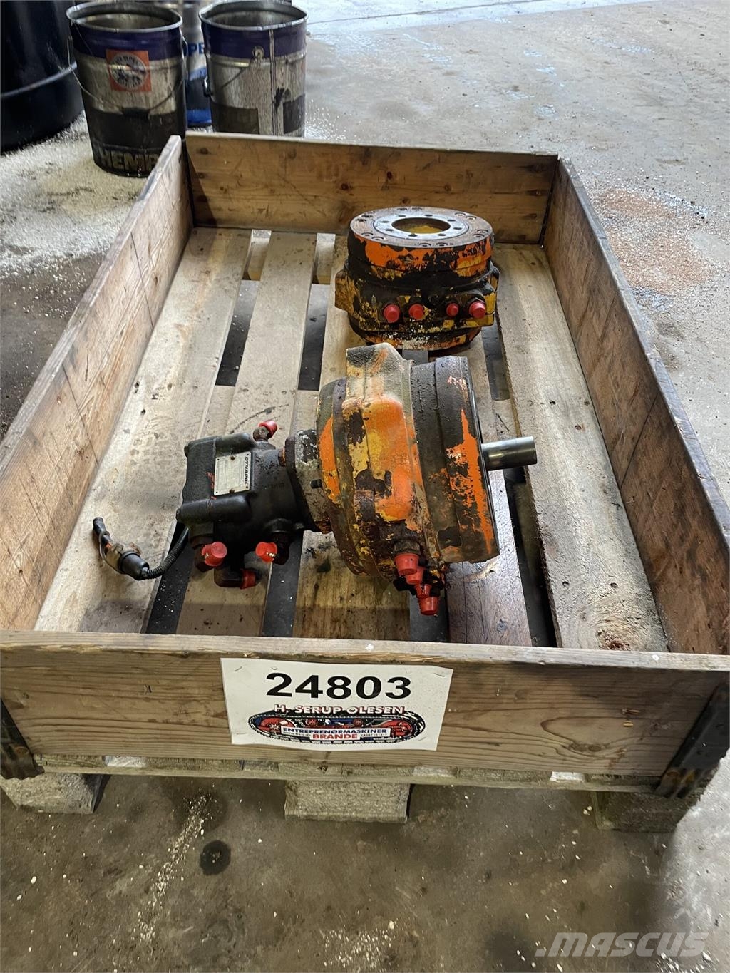 Drivtrommel hydr. enhed, komplet ex. Dynapac CC232 Tandemové válce