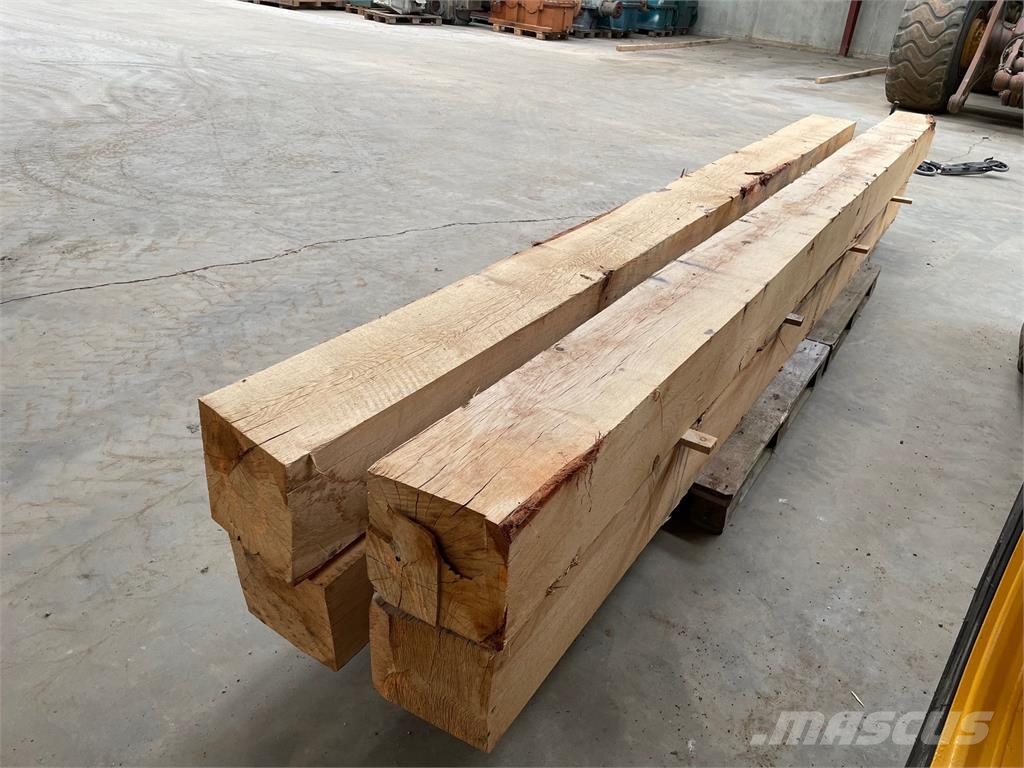 Egestolper - Længde 4 m - 250 mm x 250 mm - 4 stk Ďalšie komponenty