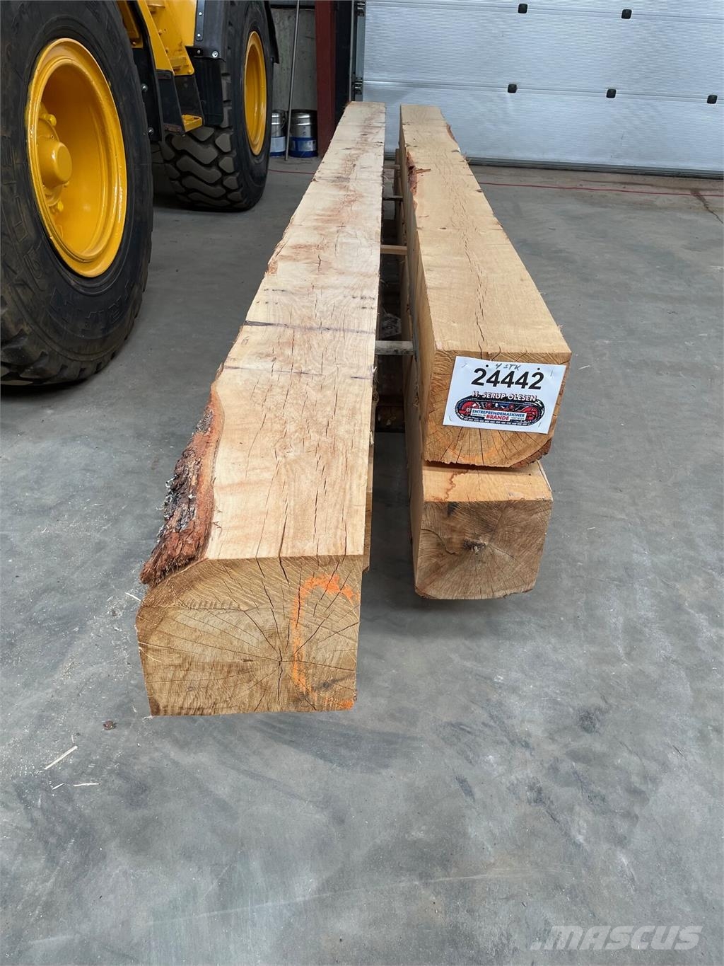 Egestolper - Længde 4 m - 250 mm x 250 mm - 4 stk Ďalšie komponenty