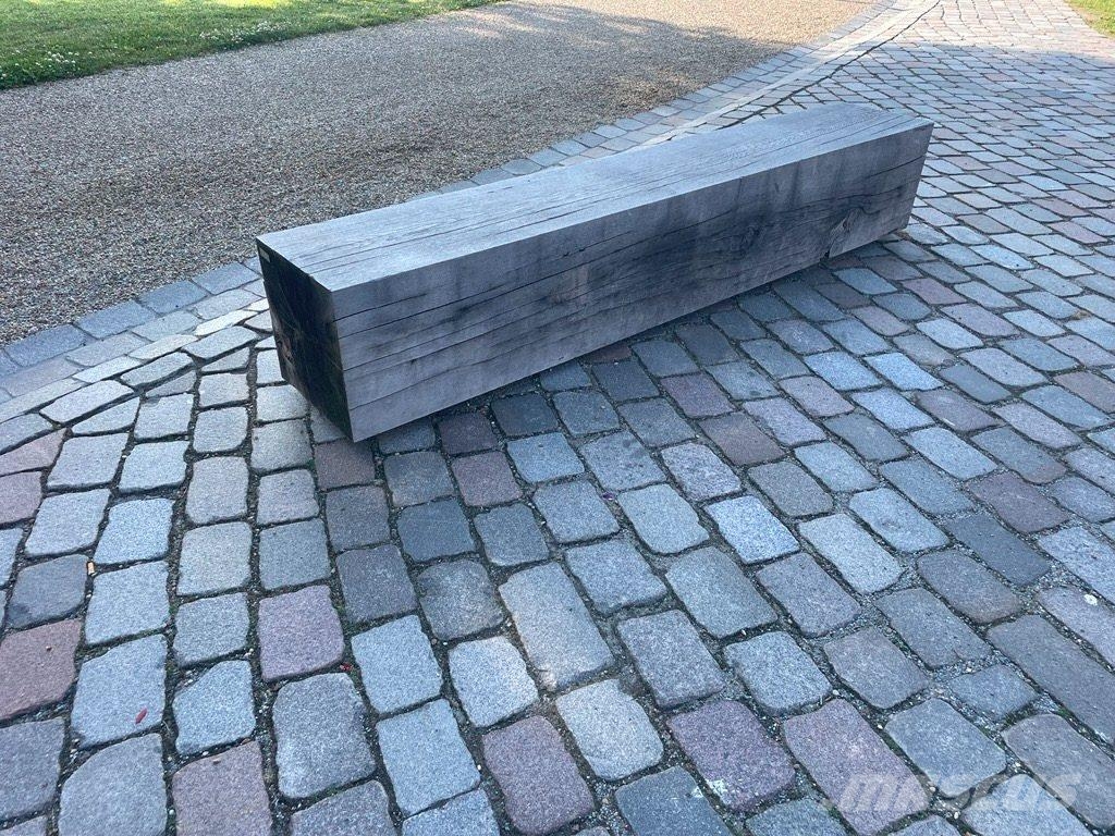 Egestolper - Længde 4 m - 250 mm x 250 mm - 4 stk Ďalšie komponenty