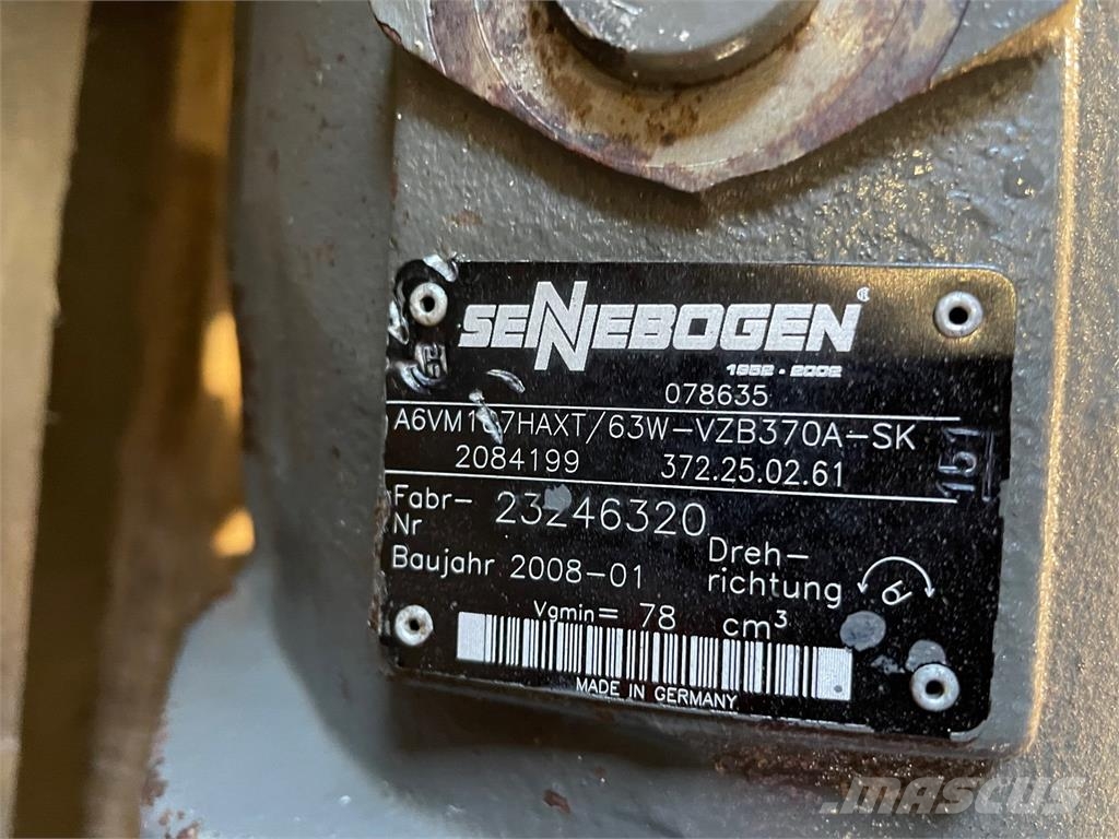  Gear med hydr. motor, komplet ex. Sennebogen 821,  Muut
