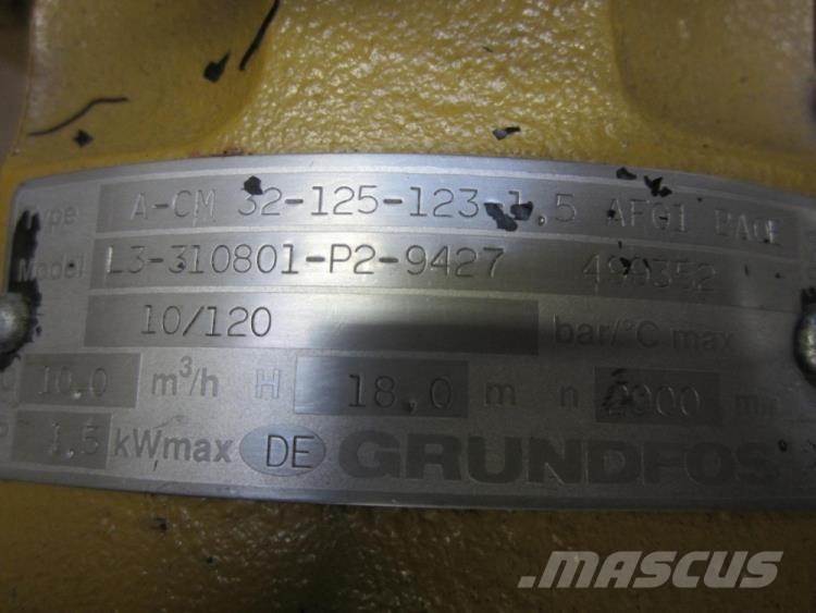 Grundfos pumpe Type CM 32-125-123 Waterpumps