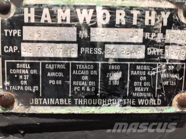  Hamworthy Type 2SF3 Luftkompressor Compresores