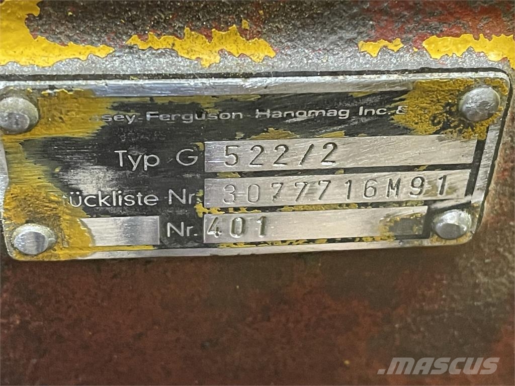 Hanomag converter type G522/2 med hydr. pumpe Muut