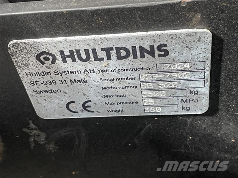 Hultdins Supergrip 520 trægrab m/Indexator G121-0ATZ2 rotat Griebtuvai