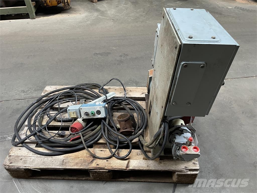 Hydraulisk magnetudstyr, komplet med 9,5 kw genera Ehituspurustid