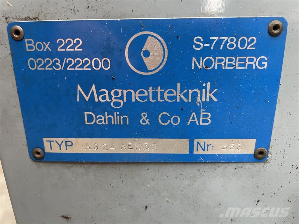 Hydraulisk magnetudstyr, komplet med 9,5 kw genera Ehituspurustid
