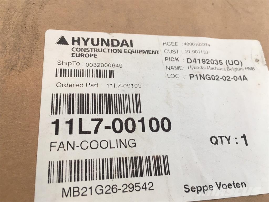 Hyundai Læssemaskine, Blæservinge Motores