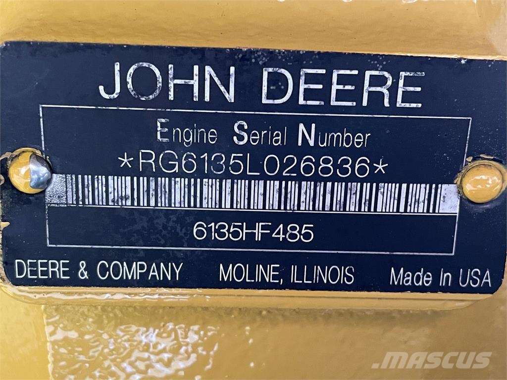 John Deere 6135HF 485 motor 엔진