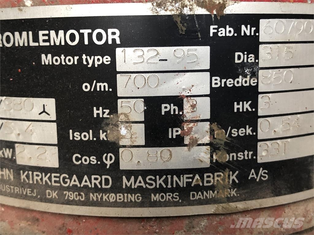 Joki Tromlemotor Type 132-95 Konvejorok