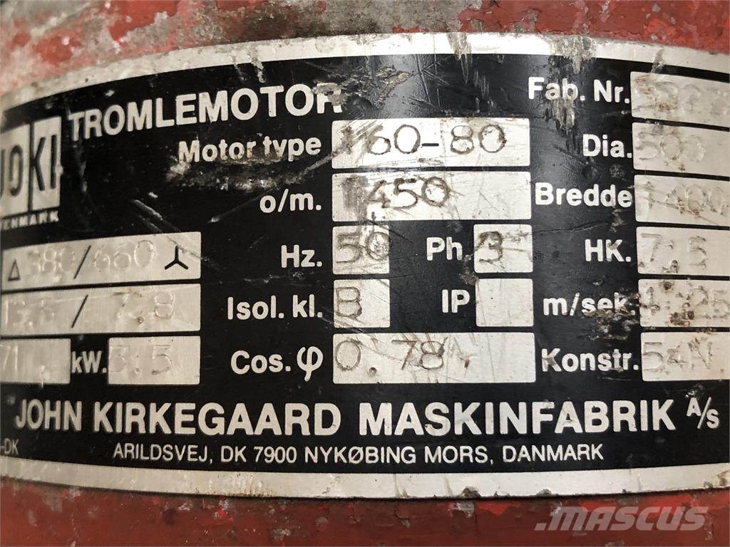 Joki Tromlemotor Type 160-80 Konvejorok