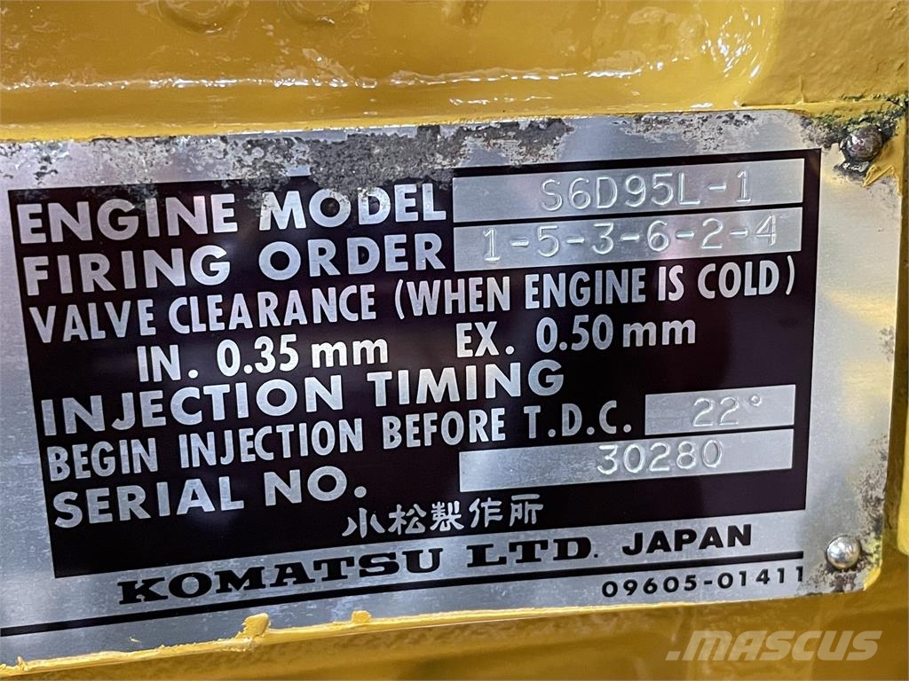 Komatsu S6D95L-1 motor ex. Komatsu PC150LC-3 s/n 04152 - å Motores