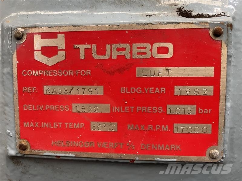  Kompressor fab. TURBO type KA5S/1791 مكابس