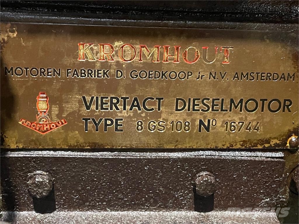 Kromhout 8GS108 motor Motorlar