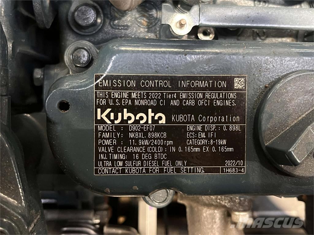 Kubota D902-EF07 motor Motoren