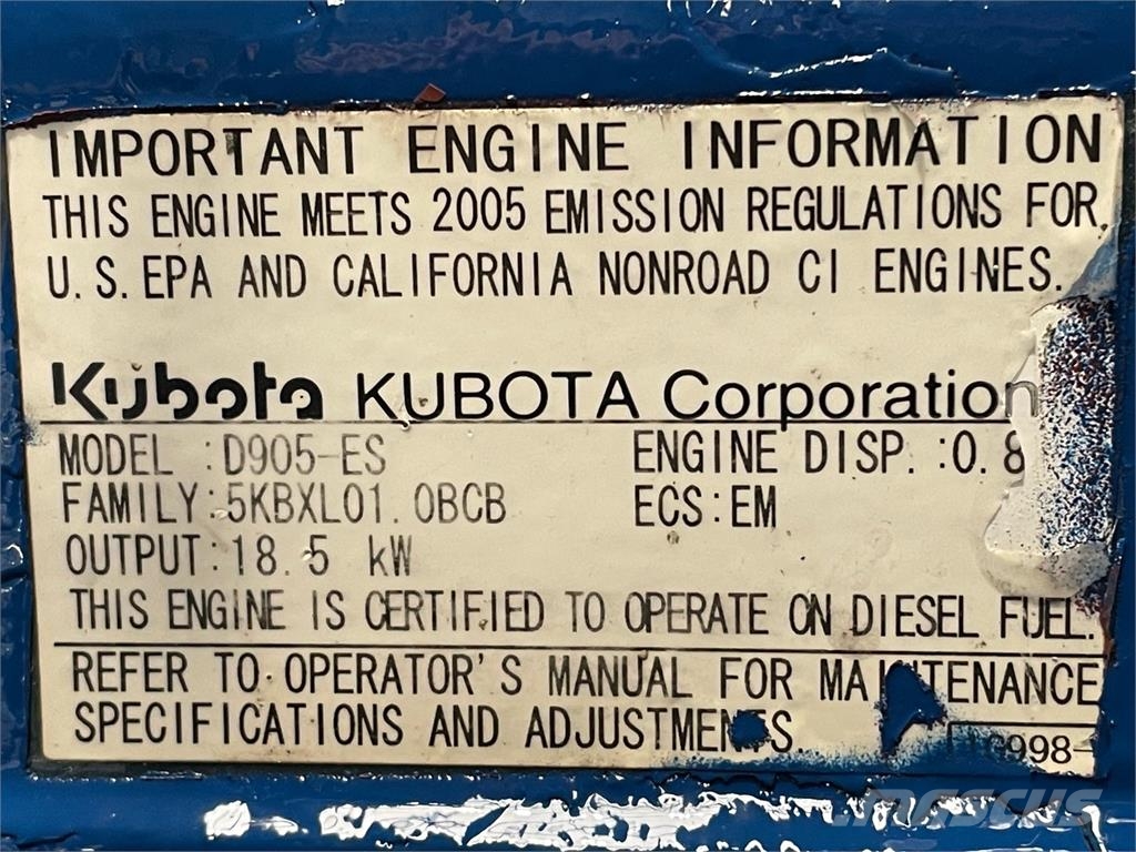 Kubota D905-ES motor 엔진
