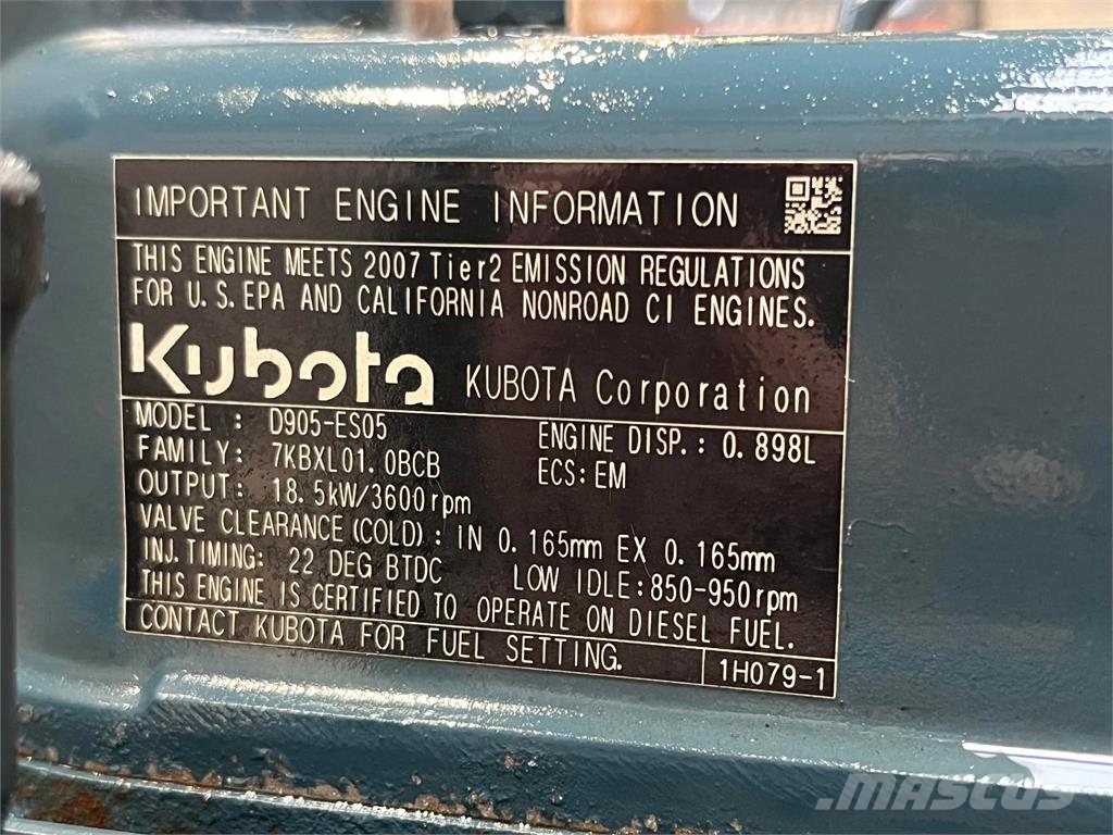 Kubota D905 motor 엔진