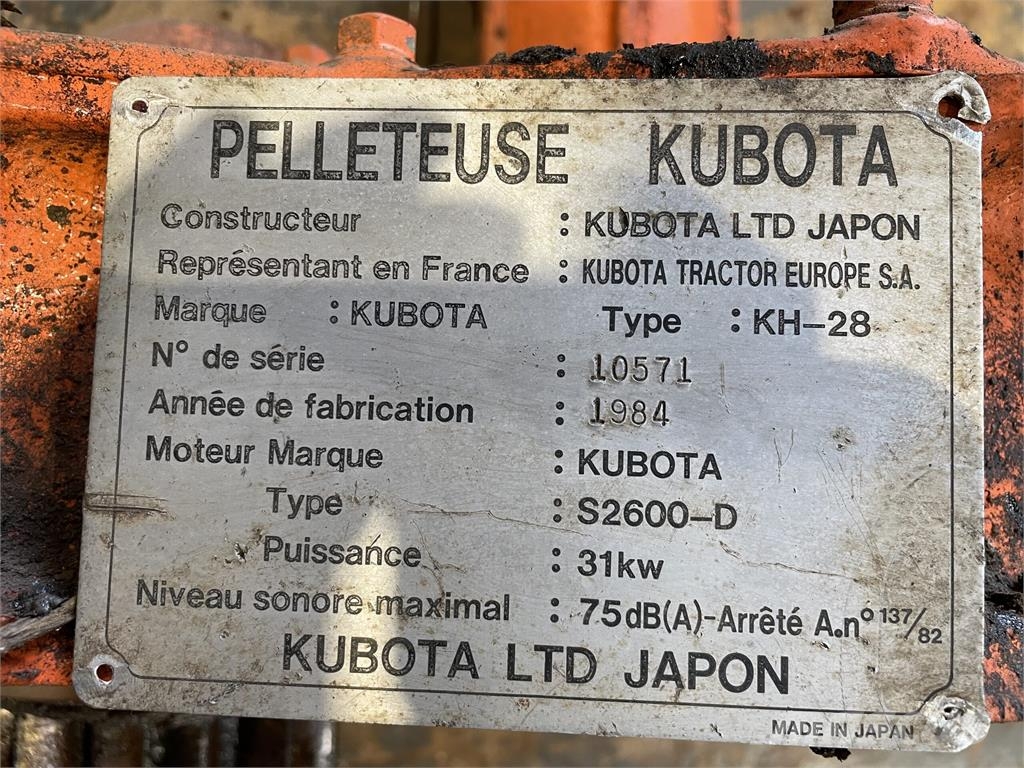 Kubota KH-28 ventilblok Υδραυλικά