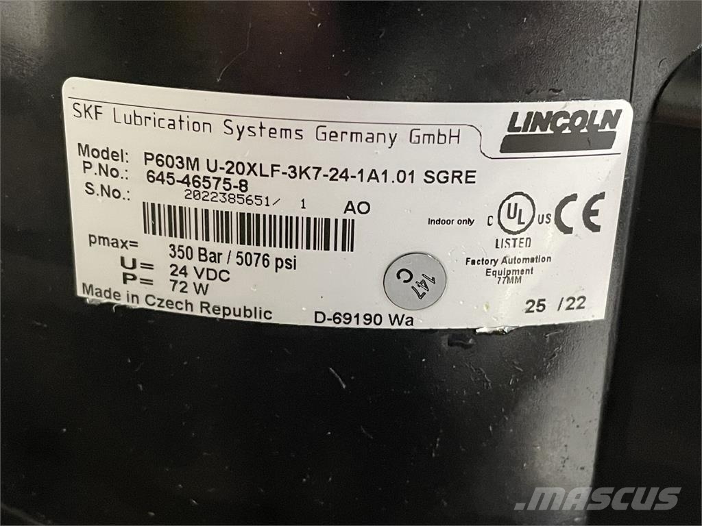 Lincoln centralsmøringsanlæg model P603M Elektronik