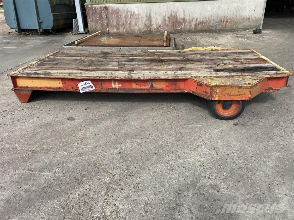 Mafi trailers - 4 stk. - last 6,3 ton Semi-trailer blokvogn