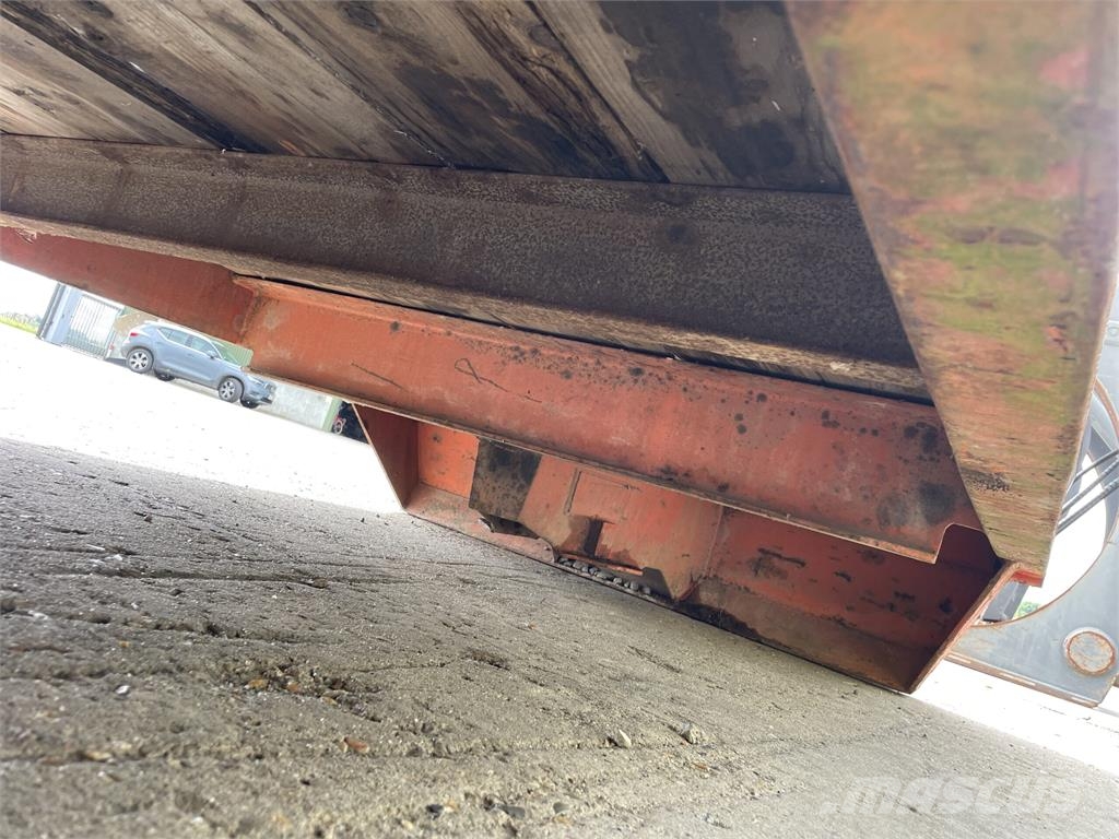 Mafi trailers - 4 stk. - last 6,3 ton Semi-trailer blokvogn