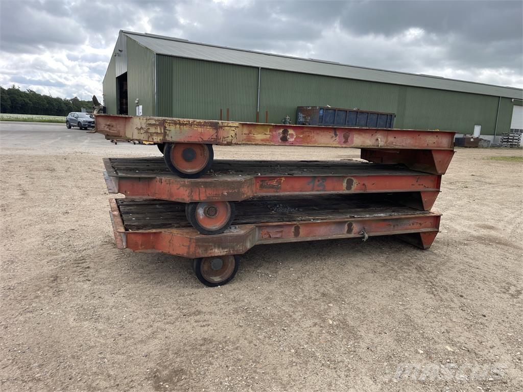 Mafi trailers - 4 stk. - last 6,3 ton Semi-trailer blokvogn