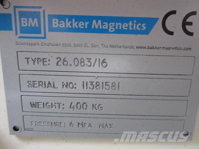 Magnet seperator fabr. BM Bakker Magnetics Hulladékkezelő gépek