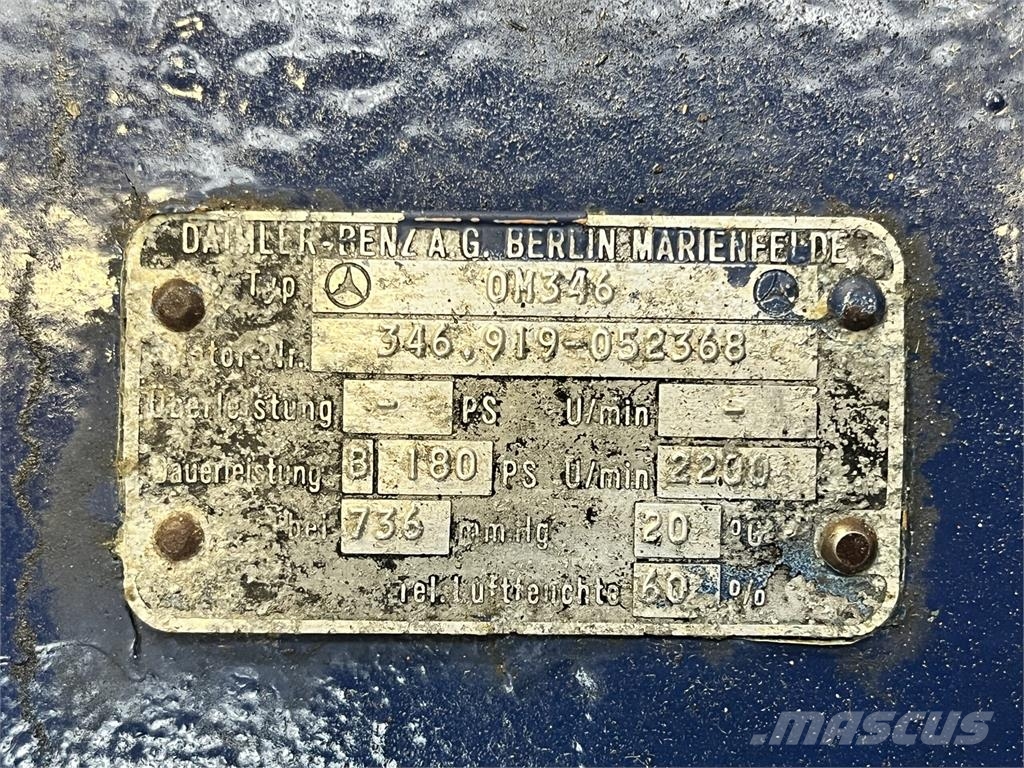 Mercedes-Benz OM346 motor Motores