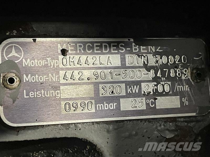 Mercedes-Benz OM442LA motor til Øveraasen snerydder I passer til Motoren