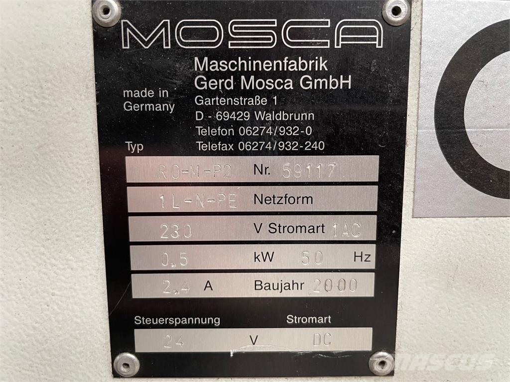  Mosca automatisk omsnøringsmaskine model RO-M-P2 Ďalšie komponenty
