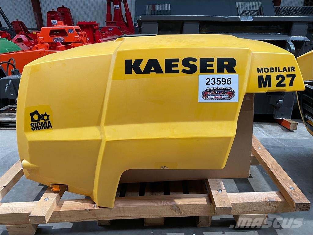 Motorhjelm ex. Kaeser M27 Mobilair - lidt ridser Compresores